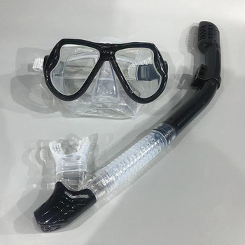 Маски за гмуркане за възрастни Комплект дихателни тръби за гмуркане с шнорхел Очила за жени Мъже Маски с катарама против приплъзване