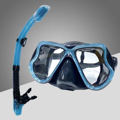 Маски за гмуркане за възрастни Комплект дихателни тръби за гмуркане с шнорхел Очила за жени Мъже Маски с катарама против приплъзване