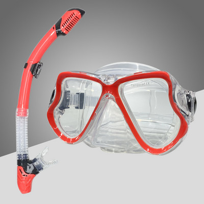 Маски за гмуркане за възрастни Комплект дихателни тръби за гмуркане с шнорхел Очила за жени Мъже Маски с катарама против приплъзване