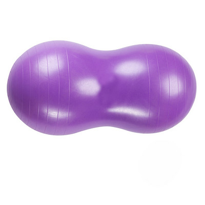 90*45cm анти-спукваща фъстъчена йога топка за домашни упражнения Фитнес оборудване Спортна фитнес зала Йога Пилатес Тренировка с помпа