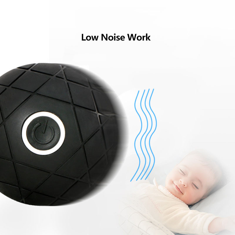 Вибрираща топка за масаж на краката Висока интензивност Йога натискна ролка Електрическа акумулаторна мускулна релаксация Фитнес оборудване на закрито