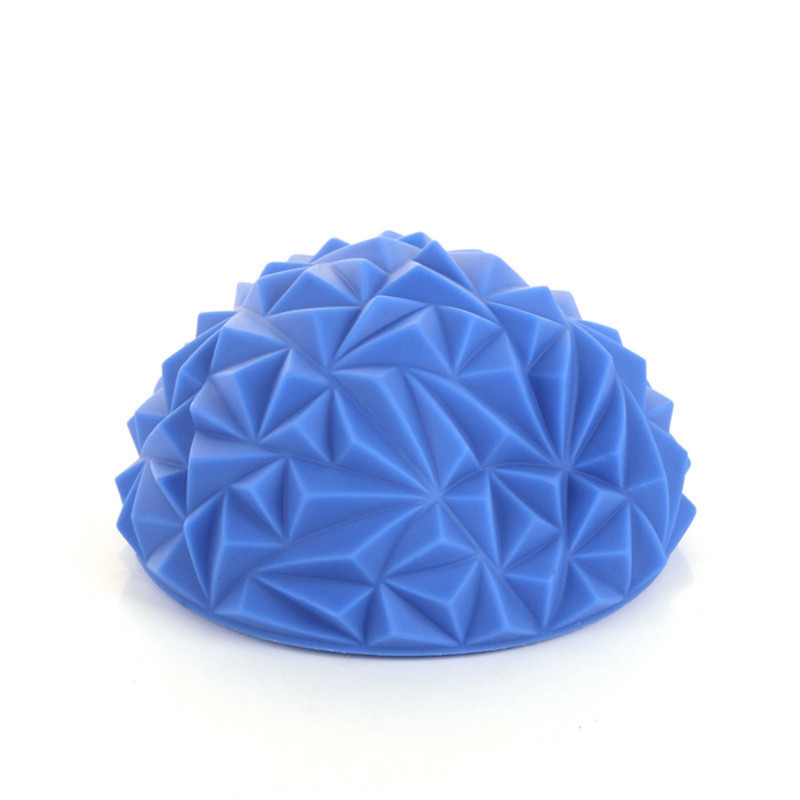 16 см йога топка PVC надуваема масажна точка Half Fit Ball Balance Trainer Stabilizer GYM Pilates Fitness Ananaple Massage Ball