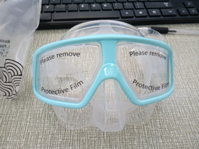 Маска за свободно гмуркане Половината на лицето Леко тегло Малък обем Безплатни очила за гмуркане Противозамъгляваща течен силикагел Оборудване за гмуркане Dropshipping