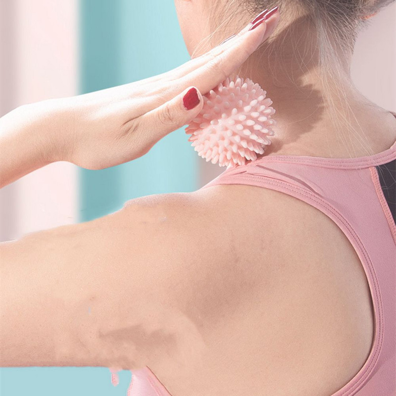 1 tk terav massaažirullpall keha süvakudede seljamassaažiks jalamassaažiks, valu stressi leevendav lihasvalu leevendav pall