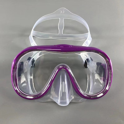 Професионална маска за гмуркане с шнорхел Очила за гмуркане Силиконова панорамна маска за гмуркане за възрастни Очила за гмуркане с шнорхел