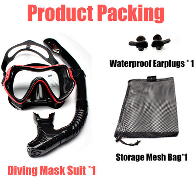 JSJM 2024 Нова професионална маска за гмуркане с шнорхел и шнорхели, очила, очила, комплект тръби за гмуркане, комплект от шнорхели, маска за възрастни, унисекс