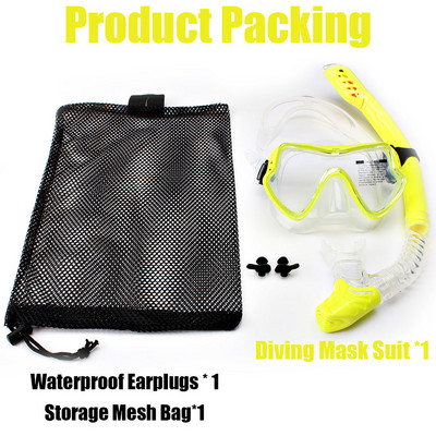 JSJM 2024 Нова професионална маска за гмуркане с шнорхел и шнорхели, очила, очила, комплект тръби за гмуркане, комплект от шнорхели, маска за възрастни, унисекс