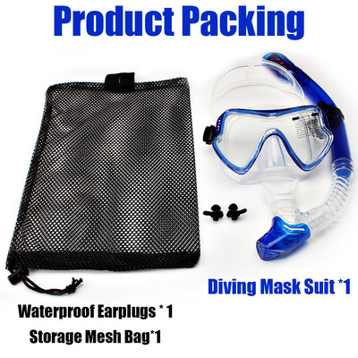 JSJM 2024 Нова професионална маска за гмуркане с шнорхел и шнорхели, очила, очила, комплект тръби за гмуркане, комплект от шнорхели, маска за възрастни, унисекс