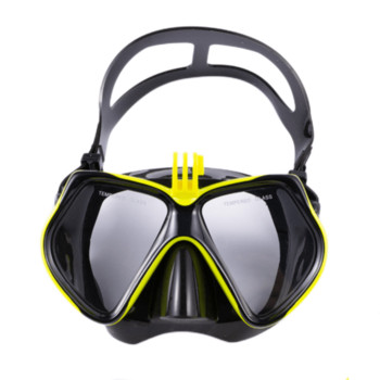 Професионална подводна маска Камера Маска за гмуркане Очила за плуване Шнорхел Държач за камера за гмуркане за GoPro