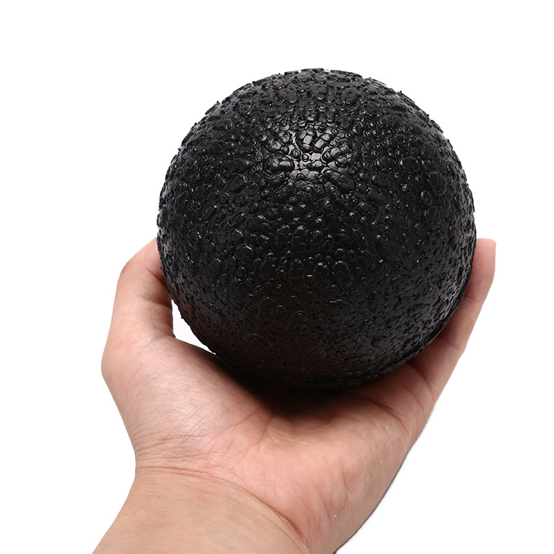Fitness Round EPP kätemassaaž palliga kaasaskantav füsioteraapia pallijõusaal Sport pallimassaažirull, must palli treenimiskäepide