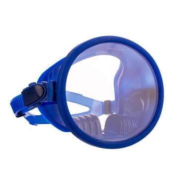 Силиконова маска за гмуркане Панорамни широкогледни очила за гмуркане Овална маска за гмуркане Силиконова стъклена леща без мъгла Аксесоар за водни спортове