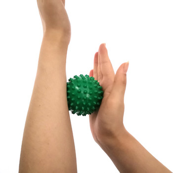 Издръжлива PVC Spiky Massage Ball Trigger Point Спорт Фитнес Облекчаване на болката в ръцете и краката Облекчаване на плантарен фасциит Hedgehog 7cm топки