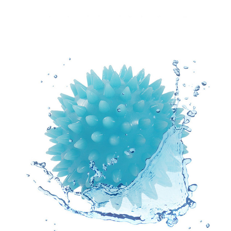 TPR шип масажна топка тригерна точка упражнения фитнес облекчаване на болката в ръцете и краката облекчаване на плантарен фасциит таралеж 6,5 cm топка