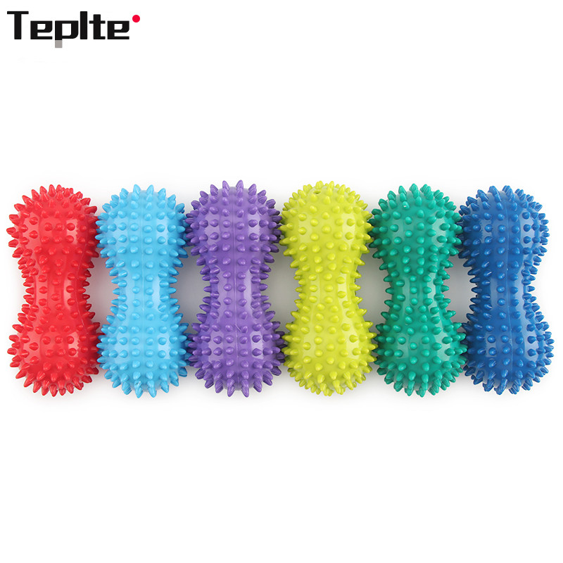Топка за масаж на длан с форма на фъстък Фасция Фитнес таралеж Лифтинг Облекчаване на мускулни болки Стрес Акупунктурна терапия Преносими артикули за йога