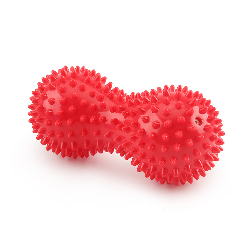 Топка за масаж на длан с форма на фъстък Фасция Фитнес таралеж Лифтинг Облекчаване на мускулни болки Стрес Акупунктурна терапия Преносими артикули за йога