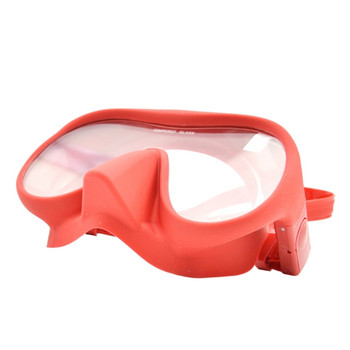 Μάσκα κατάδυσης για ενήλικες Tempered Glass μάσκα κατάδυσης μάσκα ομίχλης Γυαλιά κολύμβησης με κάλυμμα μύτης για κολύμβηση με αναπνευστήρα, ελεύθερη κατάδυση