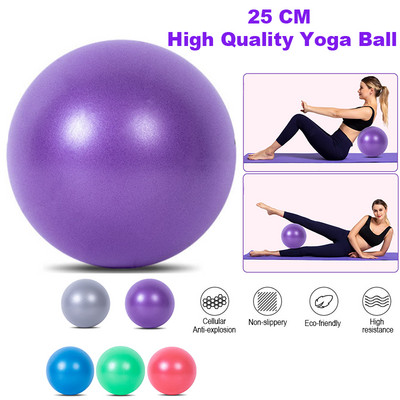 Mini Yoga Ball 25 CM Pilates Balance Core Ball Mankštos įranga Treniruotės Nuo sprogimo Gym Sportas