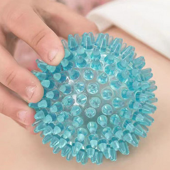 2PCS Прозрачна масажна топка с шипове 7CM Акупресура Рефлексология Трудова терапия Ръчни сензорни играчки за аутизъм