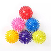 PVC 7,5 см топка за йога с шипове Спортна масажна топка Топка за масаж на краката Spiny Grip Ball Gym Fascia Ball Relaxation Decompression Ball