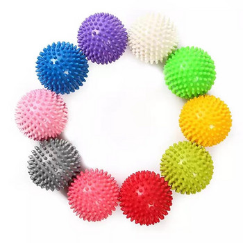 PVC 7,5 см топка за йога с шипове Спортна масажна топка Топка за масаж на краката Spiny Grip Ball Gym Fascia Ball Relaxation Decompression Ball