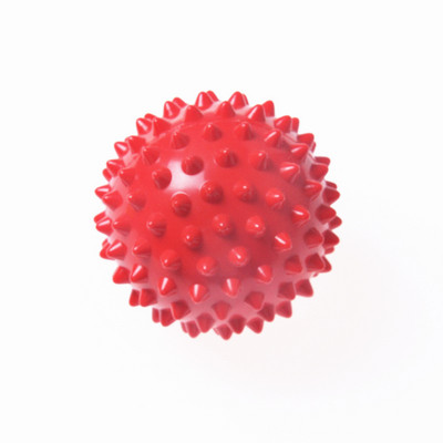 PVC 7,5 см топка за йога с шипове Спортна масажна топка Топка за масаж на краката Spiny Grip Ball Gym Fascia Ball Relaxation Decompression Ball