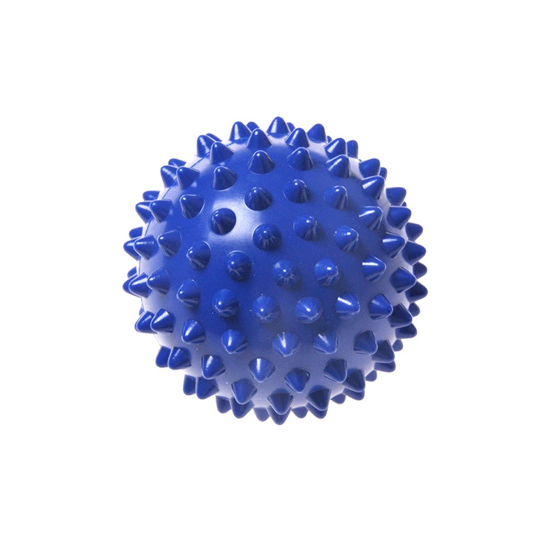 PVC 7,5 см топка за йога с шипове Спортна масажна топка Топка за масаж на краката Spiny Grip Ball Gym Fascia Ball Relaxation Decompression Ball
