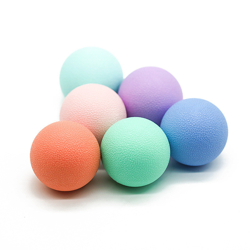 TPE Масаж Йога Фитнес За Фитнес Топка Медицински Упражнения Фъстъци Фасция Ролър Задно Крако Релакс Мускули Рамо Шия Твърди 6 см