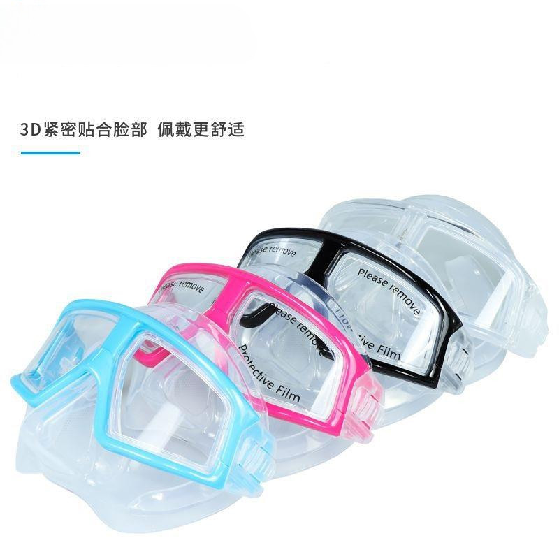 Маска за свободно гмуркане Половината на лицето Леко тегло Малък обем Безплатни очила за гмуркане Противозамъгляващо оборудване за гмуркане Течен силикагел Дропшиппинг