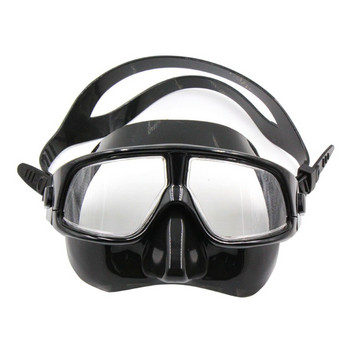 N0HA Широкогледна маска за гмуркане с шнорхел Противозамъгляваща маска за гмуркане от закалено стъкло Практична маска за гмуркане с шнорхел с регулируема презрамка за възрастни