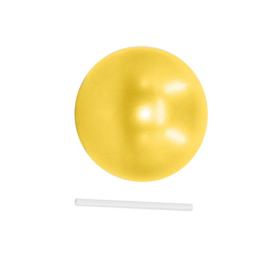 Kisméretű Pilates Ball Anti Burst 9 hüvelykes Heavy Duty Ball Jóga labda edzéshez Nyújtás Otthoni Edzőterem Egyensúly javítja az egyensúlyt
