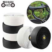 MUQZI Soft Road Bike kerékpár kormányrúd ragasztószalag kerékpározás csillapító csúszásgátló PU EVA kerékpár fogantyú öv pántok kerékpáros kiegészítők