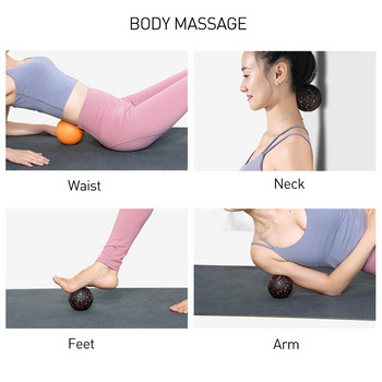 EPP Оборудване за йога Блок от пяна Кръгла малка топка Масажна терапия Дълбока мускулна релаксация Упражнение Фитнес за врата, талията, краката