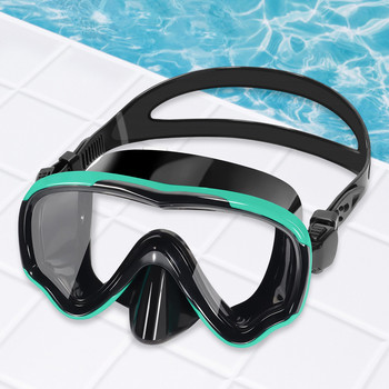 Очила за гмуркане Професионален бинокъл за плуване Напълно суха маска за гмуркане с шнорхел Силиконова екипировка за гмуркане с цялото лице за гмуркане с шнорхел