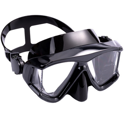 Nardymo kaukė Snorkel plaukimo akiniai Scuba Silikoninis sijonas 3 Windows Anti-Fog Anti-Leak Plataus vaizdo panoraminis HD, skirtas suaugusiems jaunimui