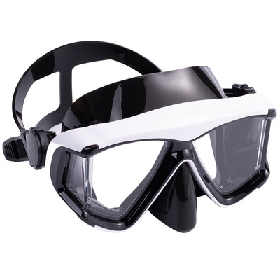 Búvármaszk Snorkel Úszószemüveg Scuba Szilikon szoknya 3 ablakos Páramentes Szivárgásgátló Széles nézet Panoráma HD felnőtt fiataloknak