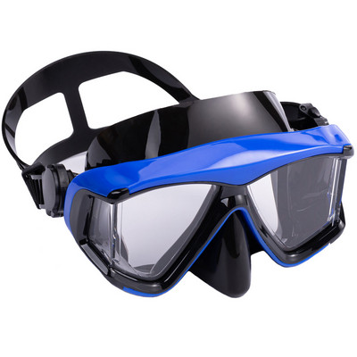 Búvármaszk Snorkel Úszószemüveg Scuba Szilikon szoknya 3 ablakos Páramentes Szivárgásgátló Széles nézet Panoráma HD felnőtt fiataloknak