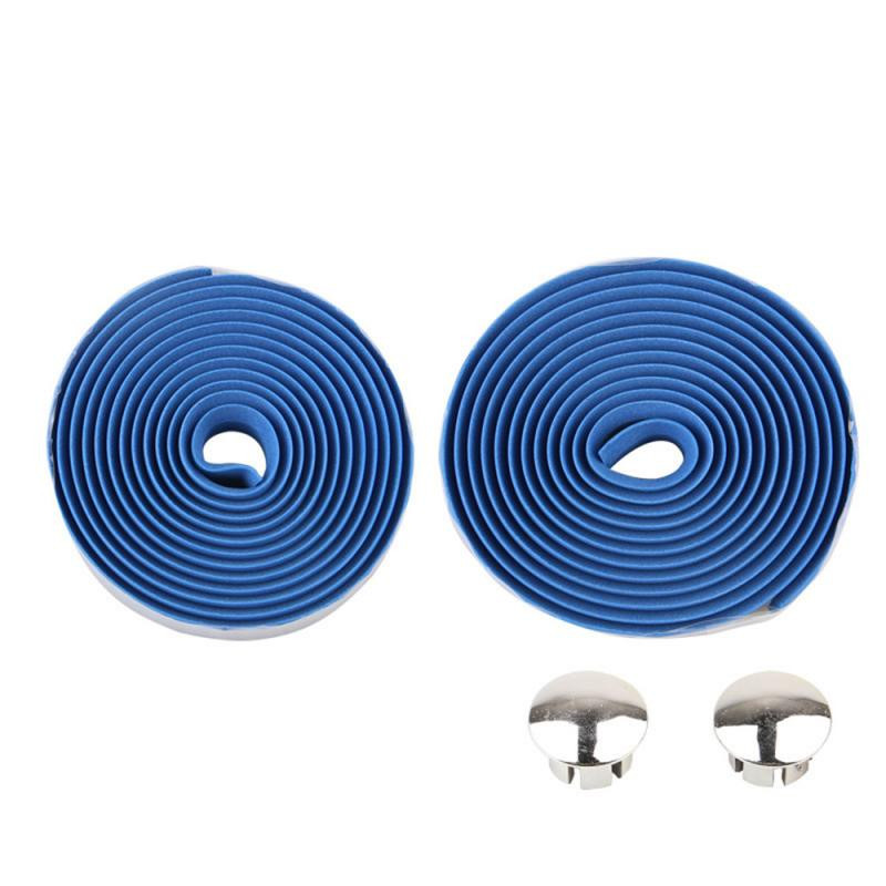 Лента за кормило на велосипед Гъба Лента за кормило на велосипед Противоплъзгаща се и амортизираща гъба Лента за дръжка на велосипед с щепсел в края на щангата Аксесоари за велосипеди