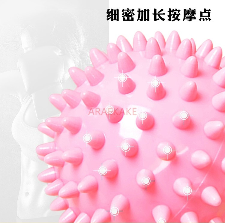 Топка за йога масаж, топка за плантарна фасция, топка за фитнес за мускулна релаксация, топка тип таралеж за акупунктурен меридиан