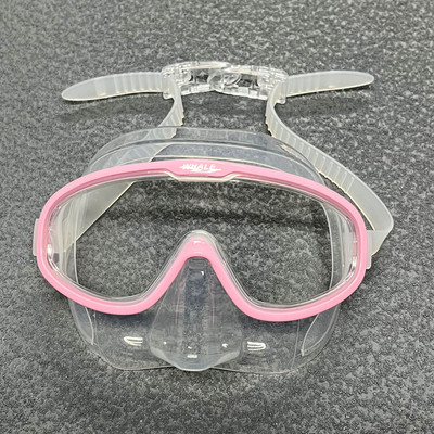 2023 Маска за гмуркане Цяло лице Прозрачни лещи против мъгла Подводна маска Очила за плуване Шнорхел Очила за гмуркане Оборудване за възрастни