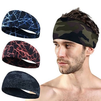 Sports Sweatband Hairband Γυναικεία Μπροστινή κεφαλή κατά του ιδρώτα Gym Fitness Sweat Guide Αντιιδρωτική ζώνη Running Headband