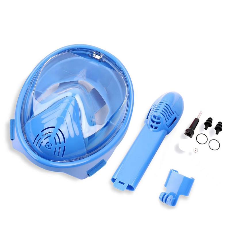 НОВА Маска за шнорхел с цяло лице Детски маски Divnig с иновативна система против изтичане за предотвратяване на мъгла Gear 180 Panoram Drop Shipping