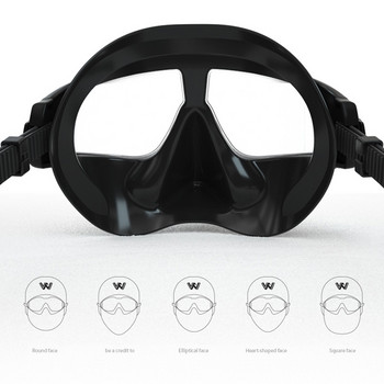 Φάλαινα Ενήλικες μάσκα κατάδυσης Γυαλιά σιλικόνης Γυαλιά κατάδυσης υποβρύχια κατάδυση αντρικών γυναικείων γυαλιών μάσκα