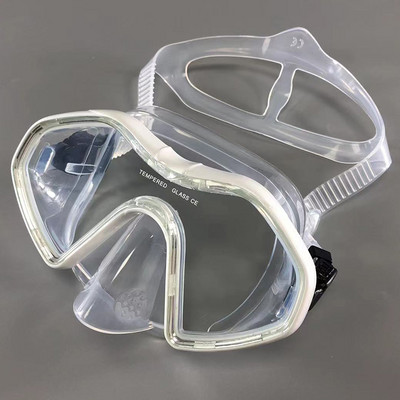 QYQ Snorkeling Scuba Diving Mask ingyenes búvárszemüveg szilikon szoknya Panorámás búvármaszk felnőtteknek Úszás Snorkeling