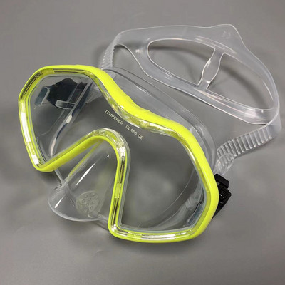 QYQ Snorkeling Scuba Diving Mask ingyenes búvárszemüveg szilikon szoknya Panorámás búvármaszk felnőtteknek Úszás Snorkeling