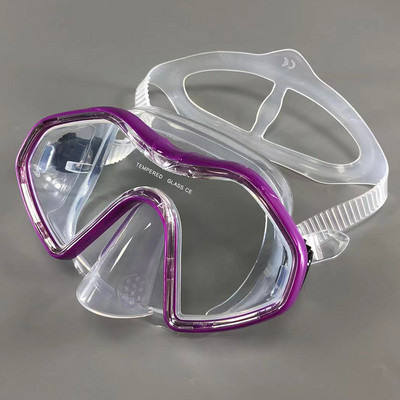 QYQ Snorkeling Scuba Diving Mask ingyenes búvárszemüveg szilikon szoknya Panorámás búvármaszk felnőtteknek Úszás Snorkeling
