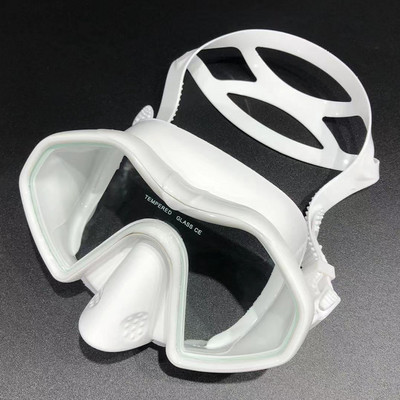QYQ Snorkeling Scuba Diving Mask ingyenes búvárszemüveg szilikon szoknya Panorámás búvármaszk felnőtteknek Úszás Snorkeling