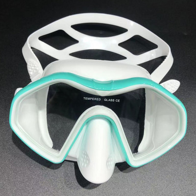 QYQ Snorkeling Scuba Diving Mask ingyenes búvárszemüveg szilikon szoknya Panorámás búvármaszk felnőtteknek Úszás Snorkeling