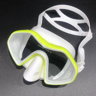 QYQ Snorkeling Scuba Diving Mask ingyenes búvárszemüveg szilikon szoknya Panorámás búvármaszk felnőtteknek Úszás Snorkeling