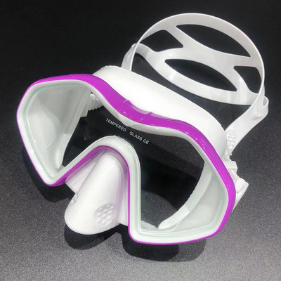 QYQ Snorkeling Scuba Diving Mask ingyenes búvárszemüveg szilikon szoknya Panorámás búvármaszk felnőtteknek Úszás Snorkeling
