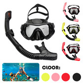 Professzionális snorkel búvármaszk és légzőcső szemüveg szemüveg búvárúszó úszó légcső készlet snorkel maszk úszófelszerelés
